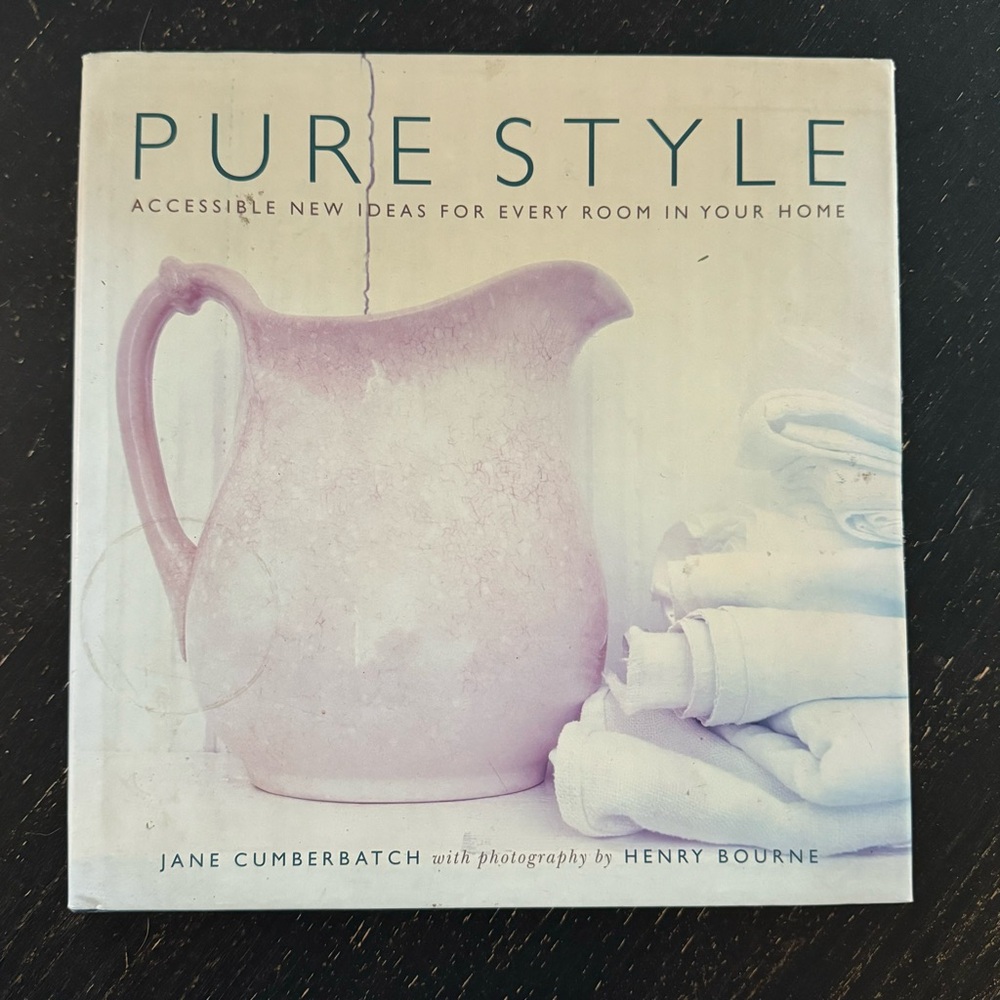 PURE STYLE hardcover home design book / shelter decorating by Jane Cumberbatch